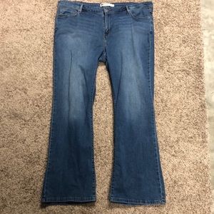Levi’s 590 bootcut jeans plus size 18W
